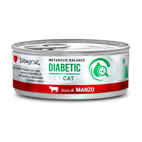 foto del prodotto disugual gatto diet diabetic manzo 85 gr