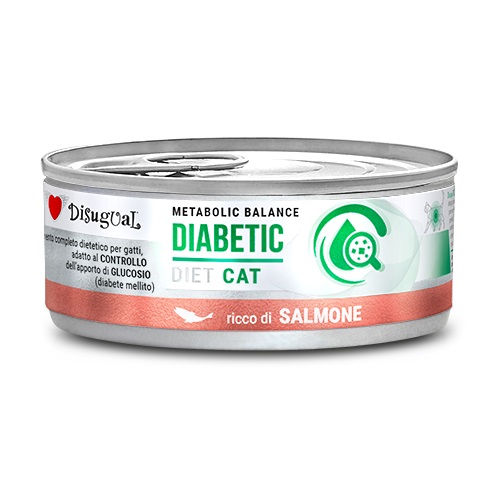 foto del prodotto disugual gatto diet diabetic salmone 85 gr