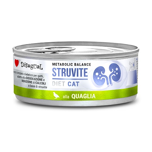 foto del prodotto disugual gatto diet struvite quaglia 85 gr
