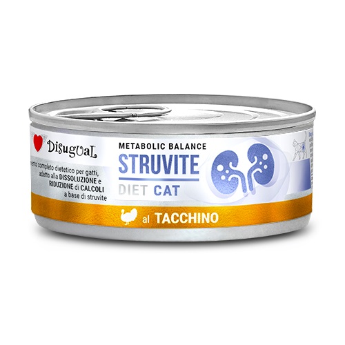 foto del prodotto disugual gatto diet struvite tacchino 85 gr