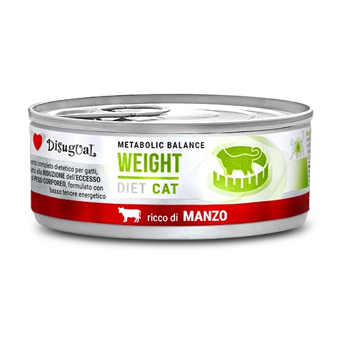 foto del prodotto disugual gatto diet weight manzo 85 gr