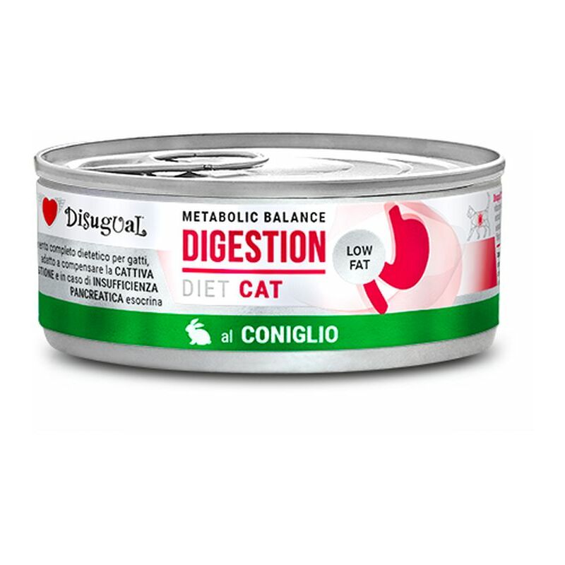 foto del prodotto disugual gatto dieta digestion low fat 85gr coniglio
