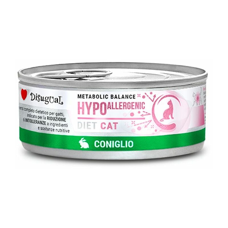 foto del prodotto disugual gatto dieta hypoallergenic 85gr coniglio