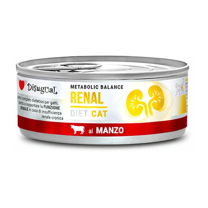 foto del prodotto disugual gatto dieta renal 85gr manzo