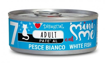 foto del prodotto disugual gatto minime 7 adulto pesce bianco lattina 85 gr