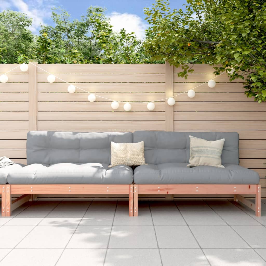 foto del prodotto divani centrali giardino 2pz 120x80cm legno massello douglascod mxl 85247