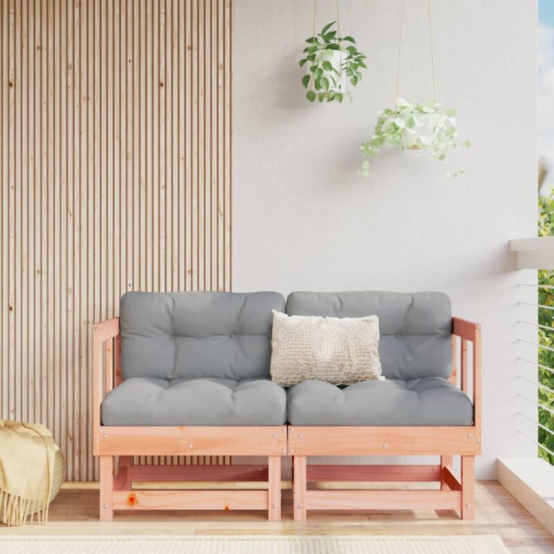 foto del prodotto divani da giardino angolari 2 pz in legno massello di douglas vidaxl 255156