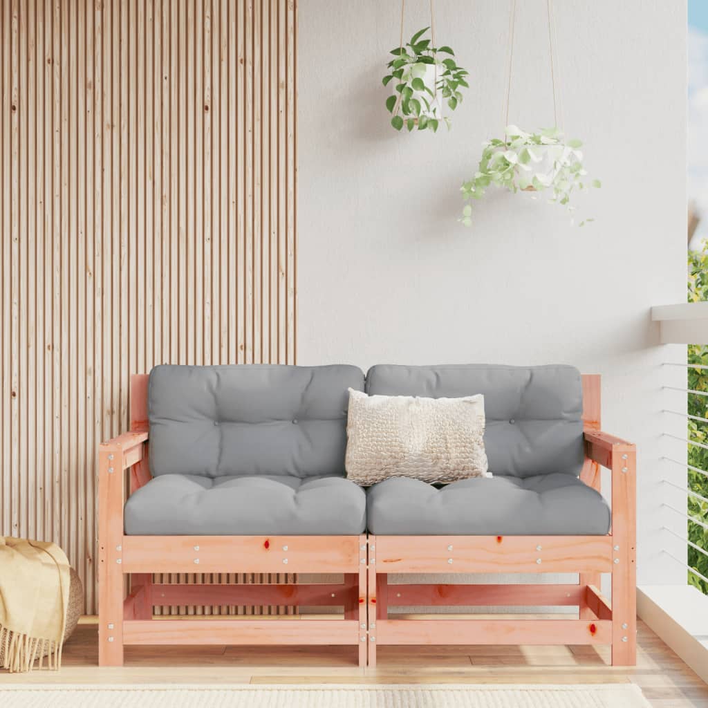 foto del prodotto divani da giardino angolari 2 pz in legno massello di douglascod mxl 132556