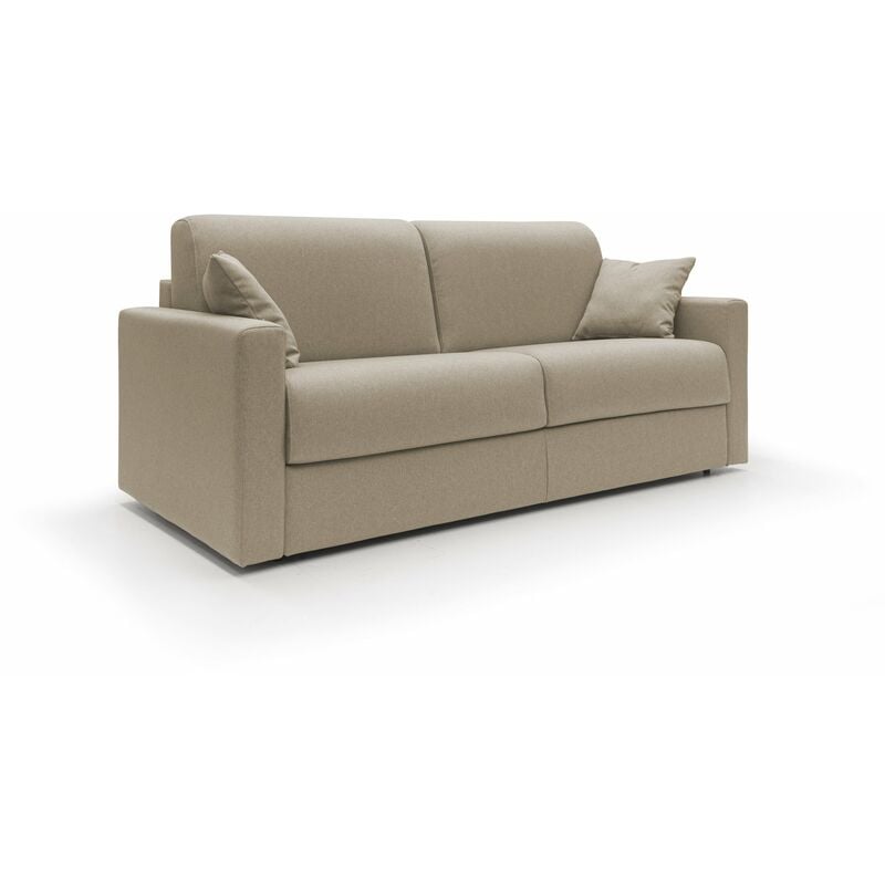 foto del prodotto divani.store chris divano letto matrimoniale tessuto impermeabile 186 cm beige