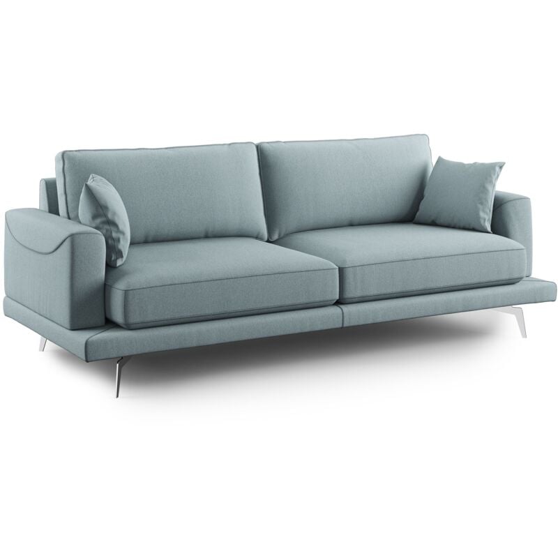 foto del prodotto divani.store - dorian divano moderno in tessuto morbido antimacchia t05 178 cm carta da zucchero