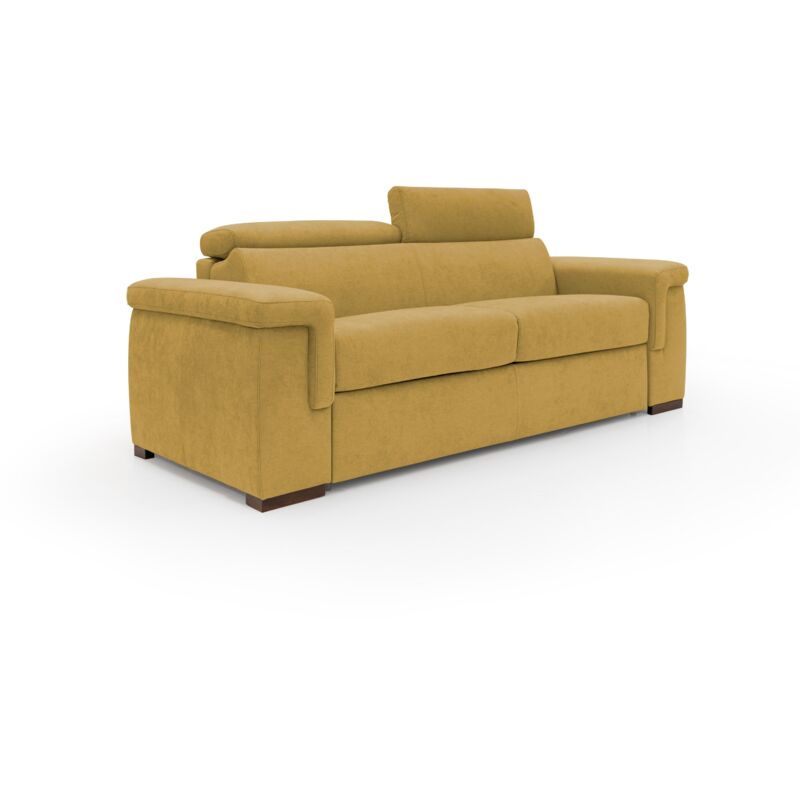 foto del prodotto divani.store giunone divano letto mat. h18 200 cm mat. 120x197 cm giallo