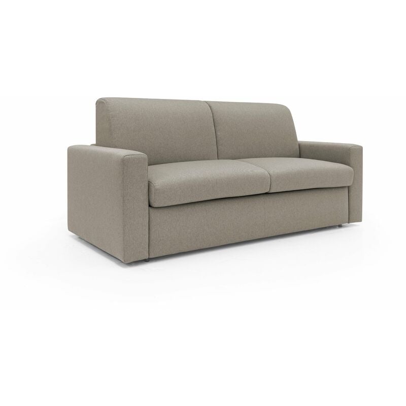 foto del prodotto divani.store kansas divano letto matrimoniale h20 impermeabile 192 cm tortora tortora