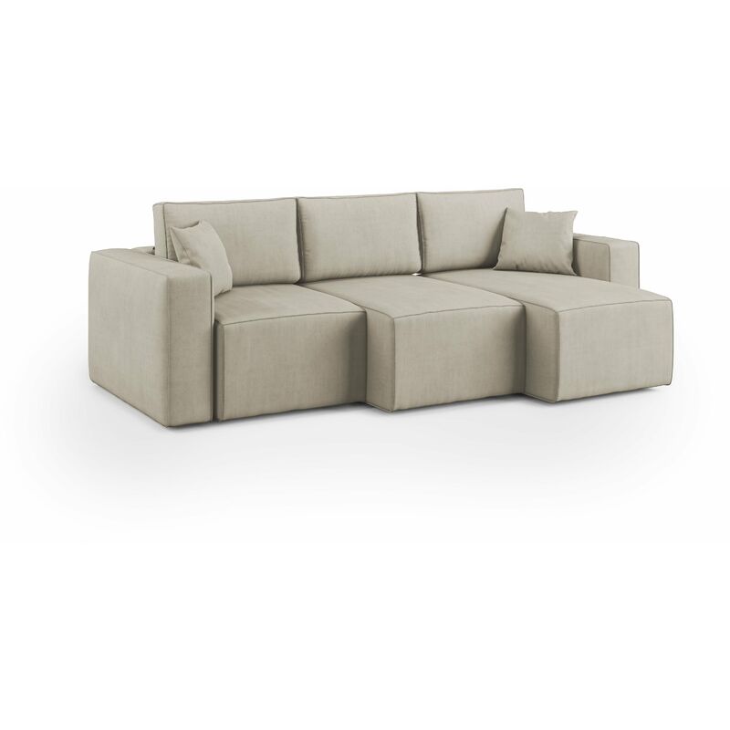 foto del prodotto divani.store morfeo divano 3 sedute tessuto impermeabile 245 cm panna