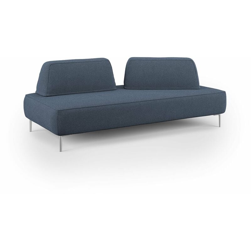 foto del prodotto divani.store newton divano modulare con schienali movibili t07 212 cm blu