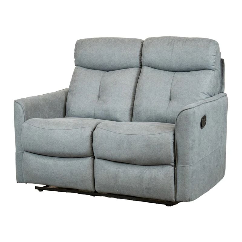 foto del prodotto divano 2 posti bellahome mia con recliner manuale grigio antracite 127x90x101 cm