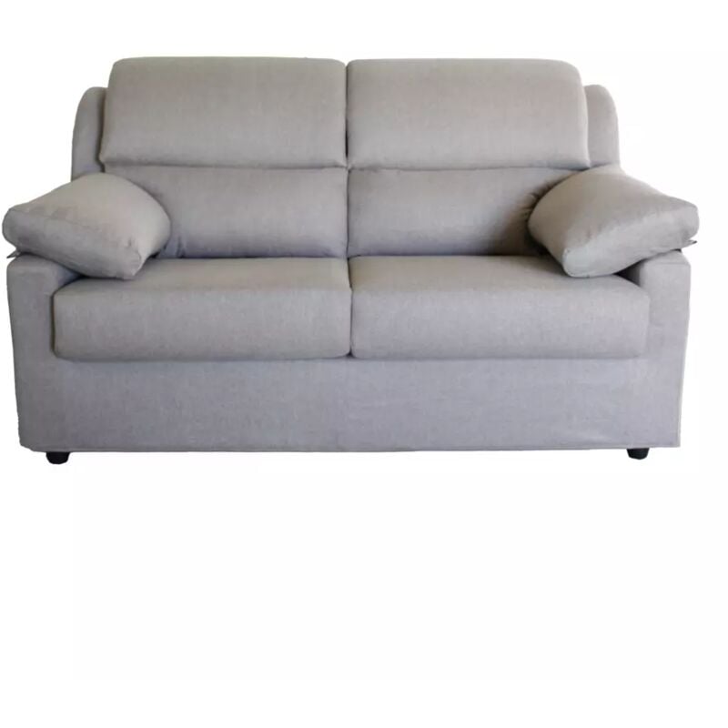 foto del prodotto divano 2 posti maxi bellahome firenze grigio tessuto sfoderabile e antimacchia, 170x95x93 cm