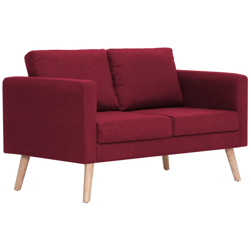 foto del prodotto divano 2 posti per soggiorno interno casa tessuto rosso bordeaux 02 0018928