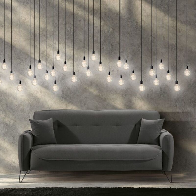 foto del prodotto divano 3 posti crown 215x94x98h cm colore grigio