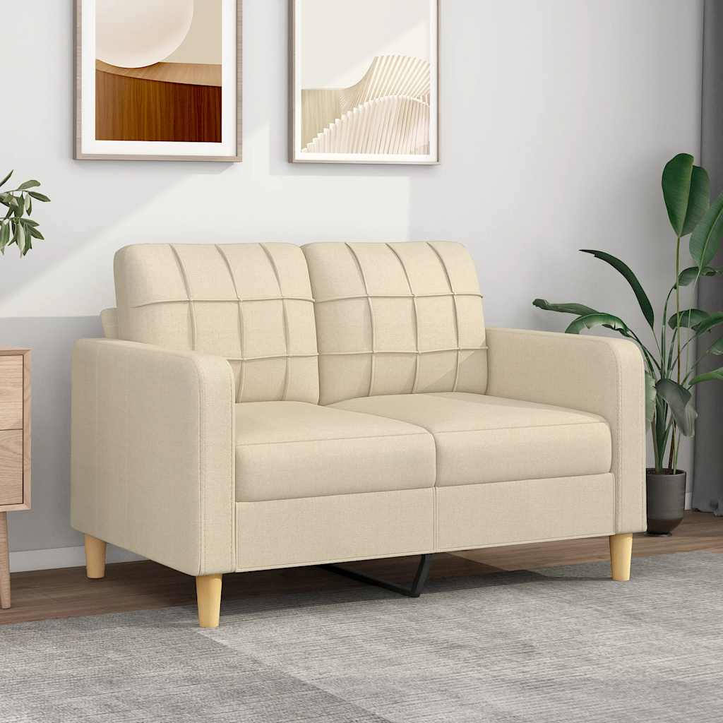 foto del prodotto divano a 2 posti crema 120 cm in tessutocod mxl 126528