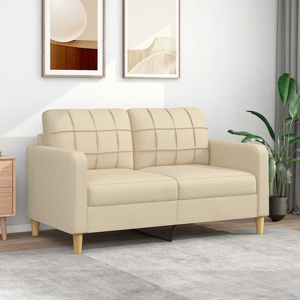 foto del prodotto divano a 2 posti crema 140 cm in tessutocod mxl 126539