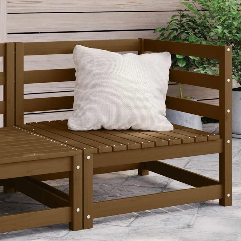 foto del prodotto divano angolare da giardino ambra in legno massello di pino vidaxl 689872