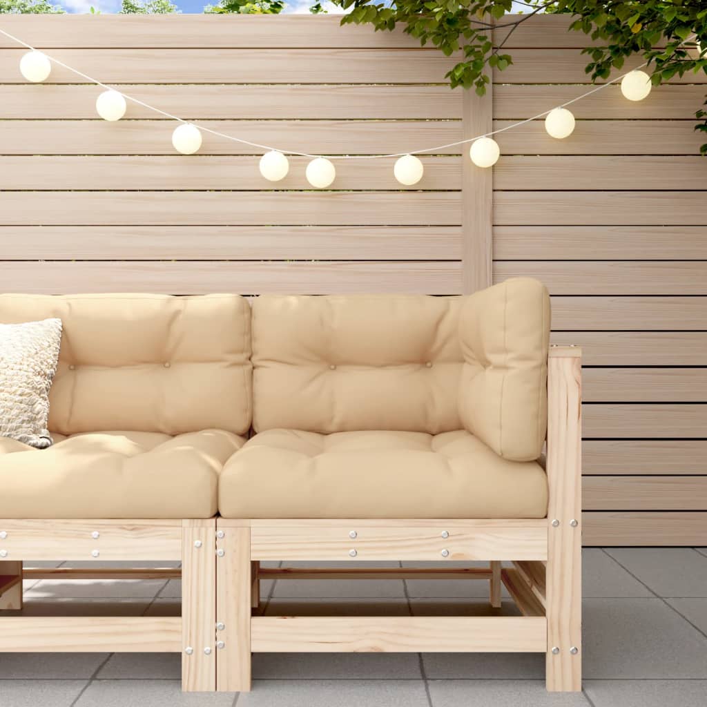 foto del prodotto divano angolare da giardino in legno massello di pinocod mxl 108804