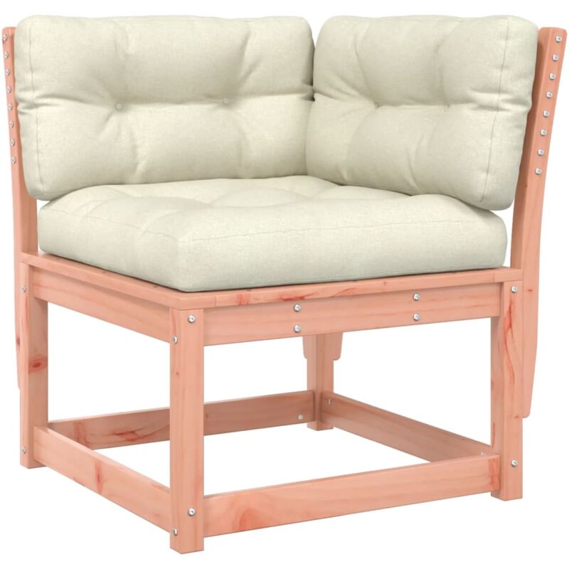 foto del prodotto divano angolo giardino cuscini 73x73x78 legno massello douglas vidaxl