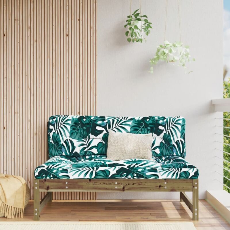 foto del prodotto divano centrale da giardino 120x80 cm legno impregnato di pino vidaxl