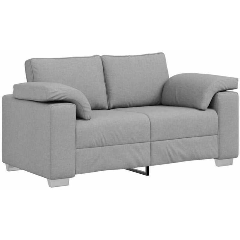 foto del prodotto divano con cuscino grigio nuvola 160 x 77 x 82 cm tessuto vidaxl