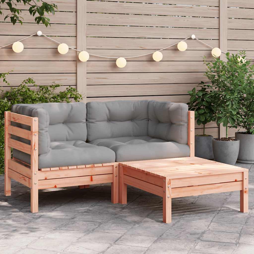 foto del prodotto divano da giardino con cuscini e poggiapiedi 2 posticod mxl 88211