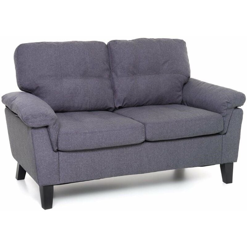 foto del prodotto divano denver in tessuto da 2 posti colore blu 145x78x95h cm m0694 02