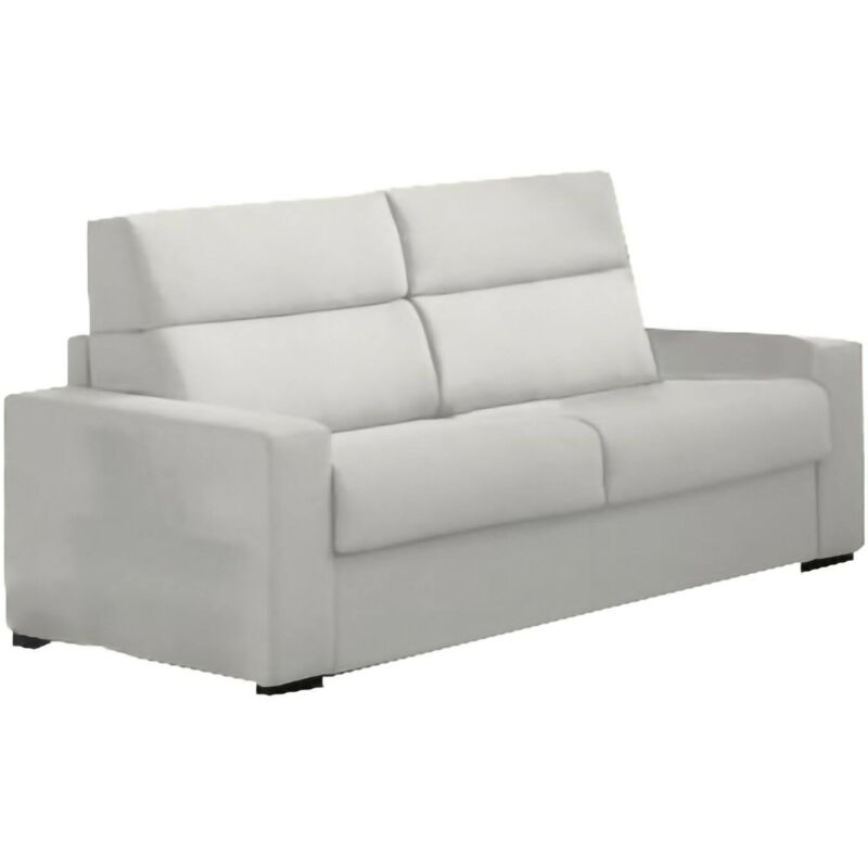 foto del prodotto divano fisso 3 posti quarta, sof lineare per salotto, imbottito, sfoderabile, qualit 100 made in italy, 220x95 h100 cm, grigio chiaro dmora