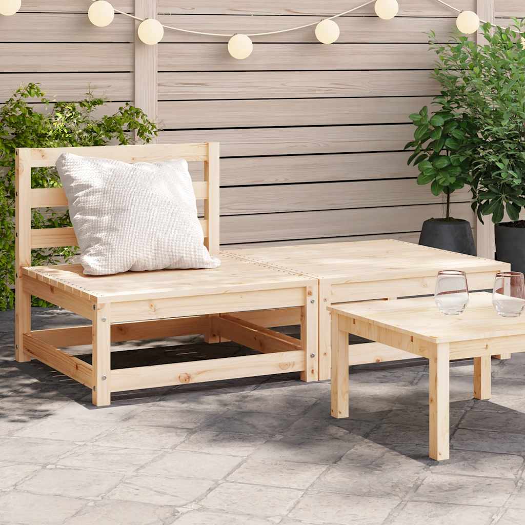 foto del prodotto divano giardino senza braccioli con poggiapiedi massello pinocod mxl 134303
