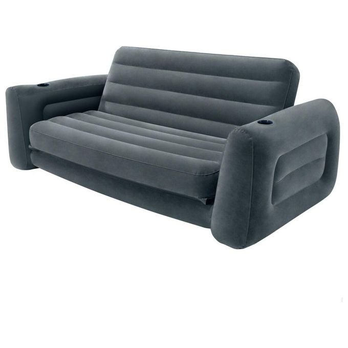 foto del prodotto divano gonfiabile pull-out sofa per 2 persone 203x224x66cm grigio intex