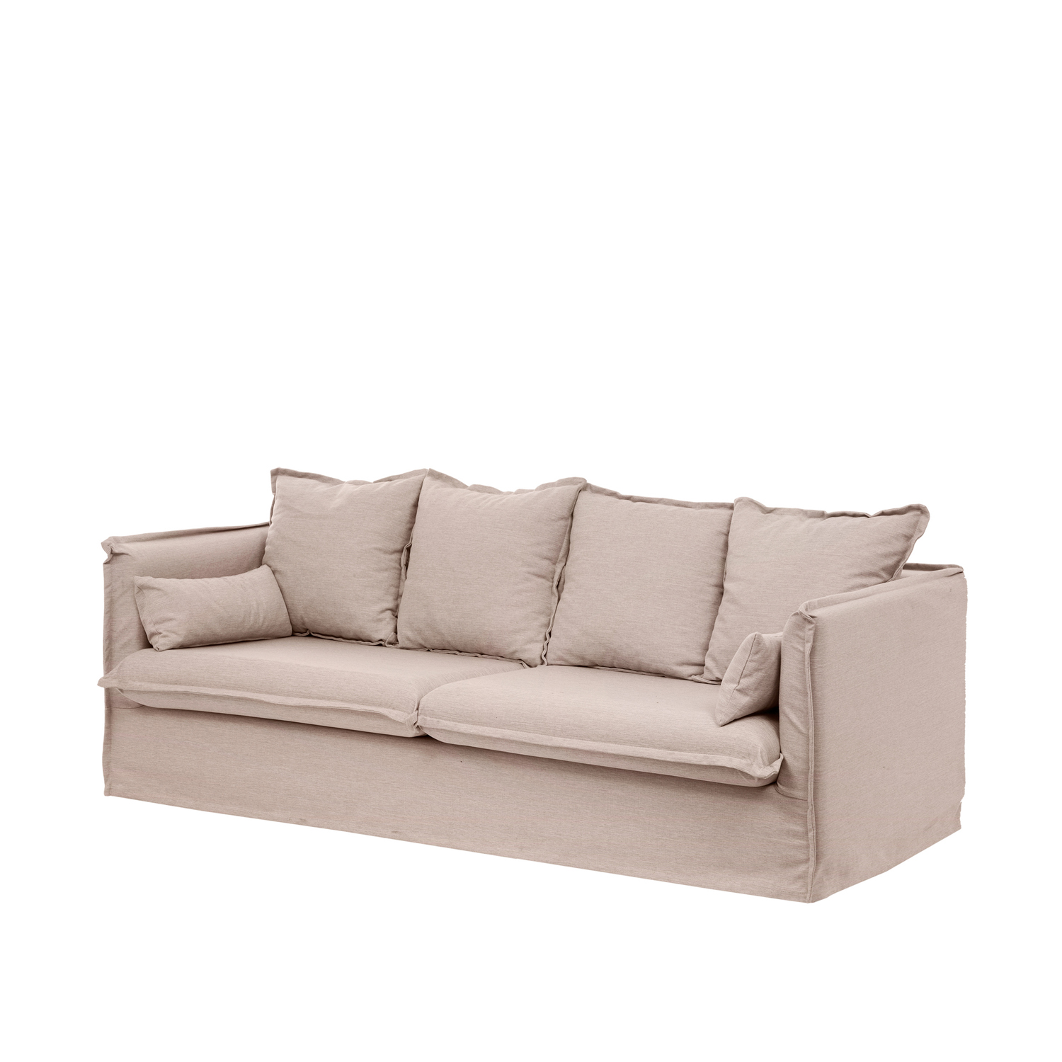 foto del prodotto divano letto 3 posti beige odilon
