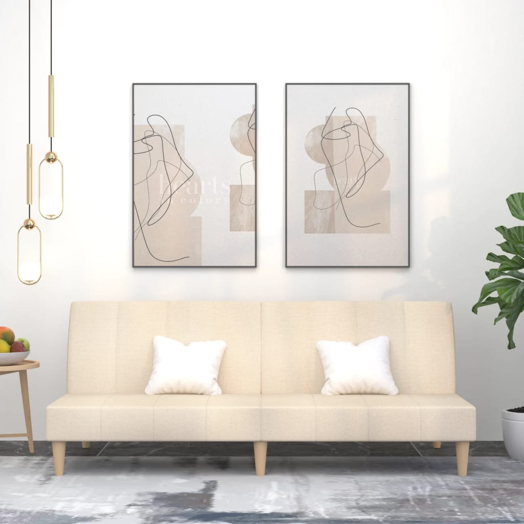 foto del prodotto divano letto a 2 posti crema in tessutocod mxl 112020