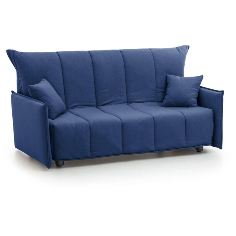 foto del prodotto divano letto allyson, divano a 3 posti, 100 made in italy, sof soggiorno con apertura a carrello con apertura a carrello, in tessuto imbottito, con