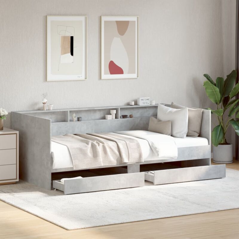 foto del prodotto divano letto con cassetti senza materasso 100x200 cm vidaxl