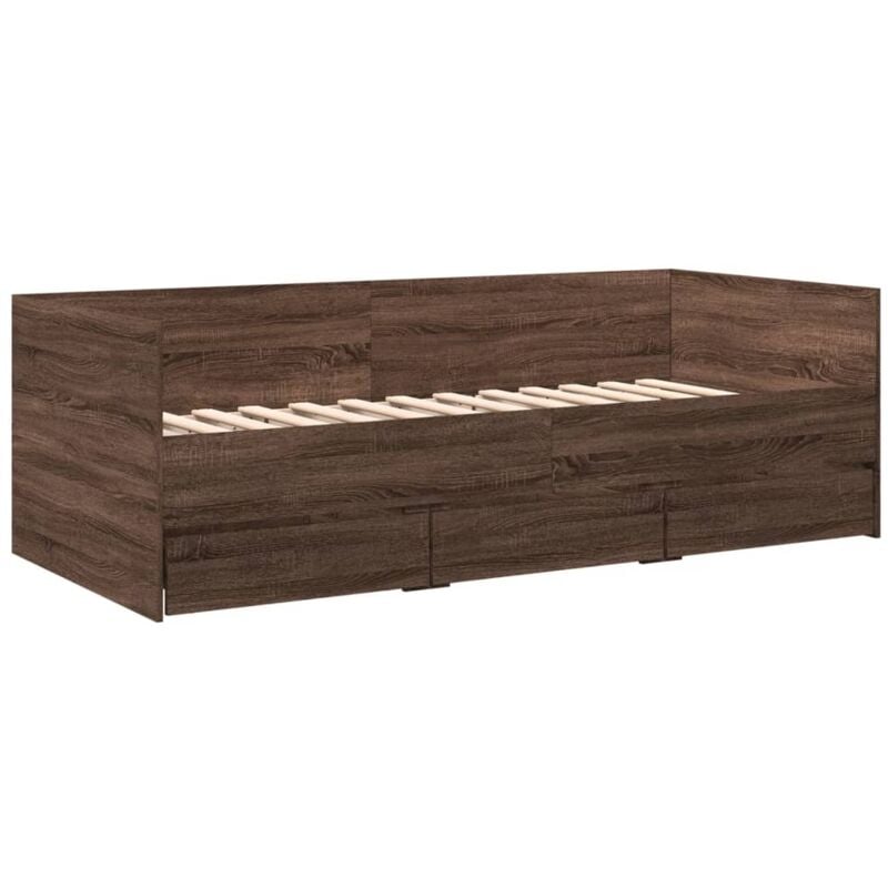 foto del prodotto divano letto con cassetti senza materasso 75x190 cm vidaxl