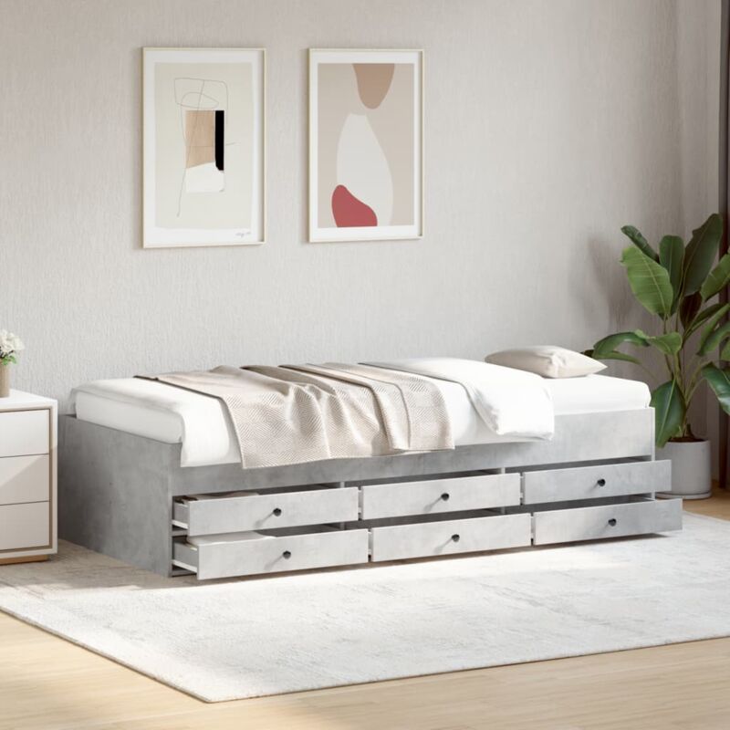 foto del prodotto divano letto con cassetti senza materasso 75x190 cm vidaxl