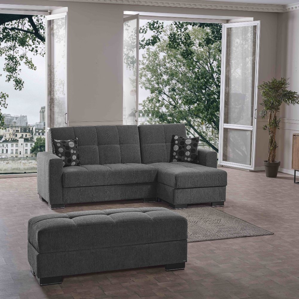 foto del prodotto divano letto con penisola 240x107x99 cm
