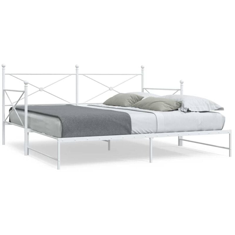 foto del prodotto divano letto estraibile senza materasso 100x200 cm in acciaio vidaxl