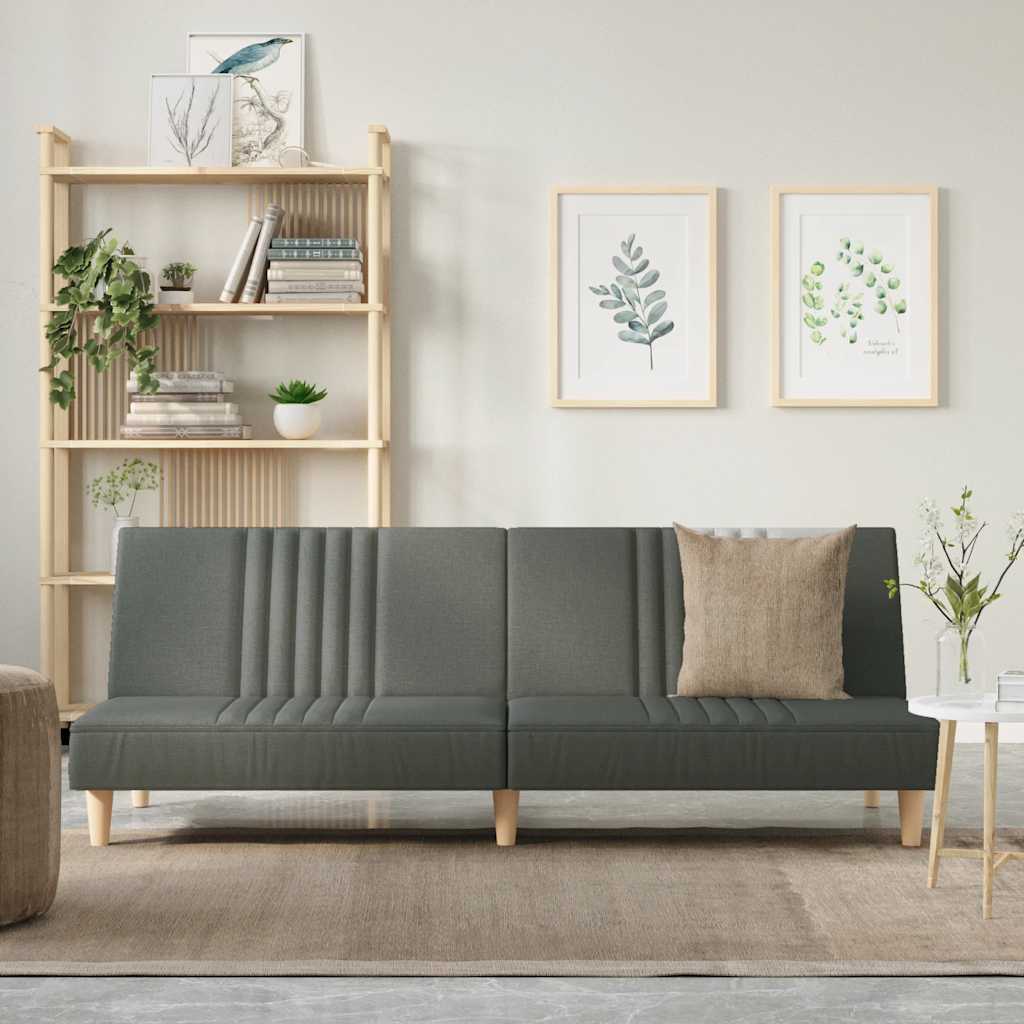 foto del prodotto divano letto grigio scuro in tessutocod mxl 130059