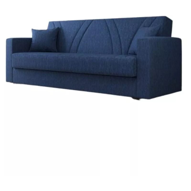 foto del prodotto divano letto ibiza 3 posti tessuto blue jeans, 214x81x89 cm