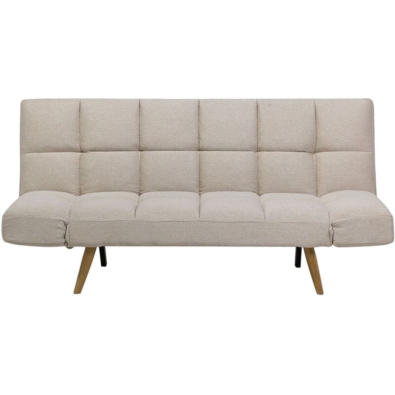 foto del prodotto divano letto tessuto beige a 3 posti soggiorno moderno ingaro