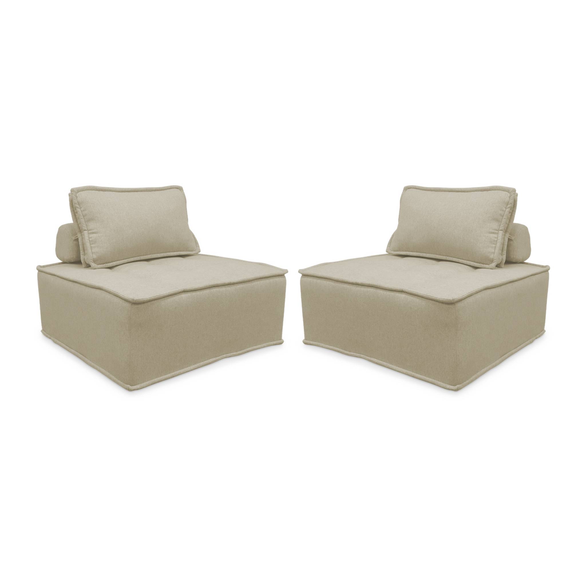 foto del prodotto divano modulare, 2 posti, beige