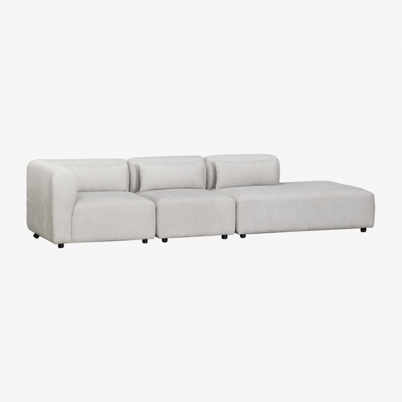 foto del prodotto divano modulare angolare in 3 pezzi fogler con chaise lounge destra sklum