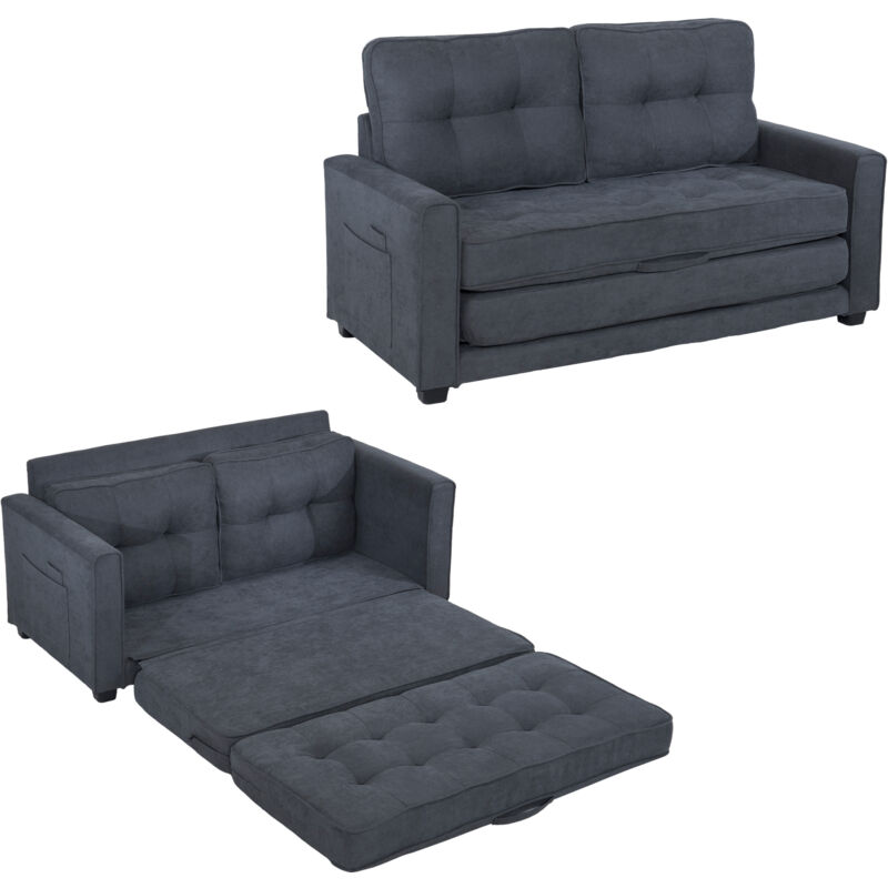 foto del prodotto divano per 2 persone, divano con funzione sleep, design moderno, mobili imbottiti, divano letto, divano del soggiorno, divano con tasche laterali,