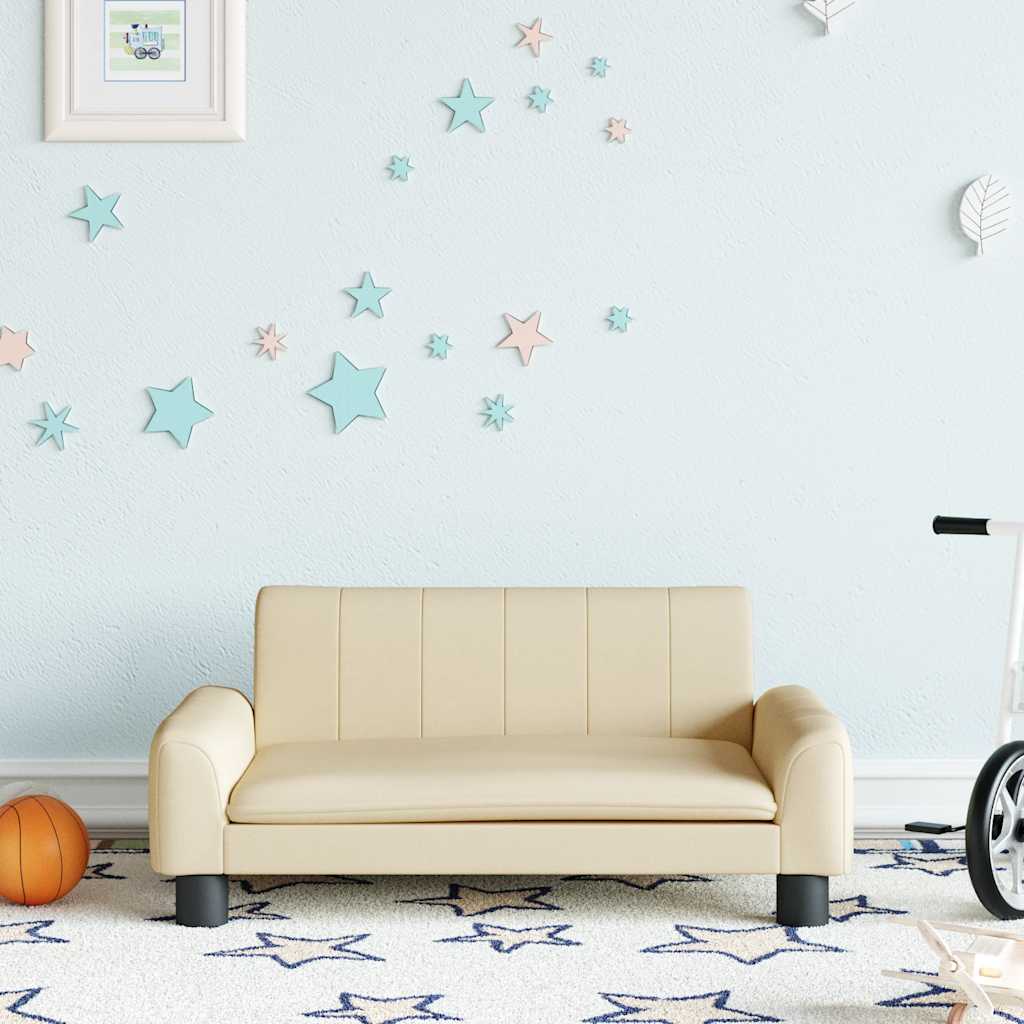 foto del prodotto divano per bambini crema 70x45x30 cm in tessutocod mxl 93770