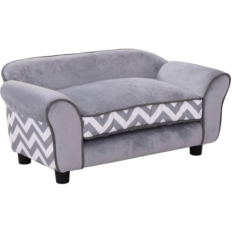 foto del prodotto divano poltrona lounge cani animali domestici portata 15kg pawhut